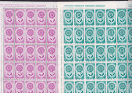 1964 Italia Italy Repubblica EUROPA CEPT EUROPE 50 Serie Di 2 Valori In Foglio MNH** FIORE FLOWER Sheet - Complete Vellen