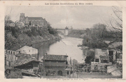 LAVAUR....les Grandes Inondations Du Midi   1930  Quartier Du Port Et L Agout  Edit Bouzin - Lavaur