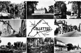 Cellettes * Souvenir De La Commune * Cpa 8 Vues - Autres & Non Classés