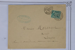 AV7 FRANCE  BELLE LETTRE  1877 BOURBONNE  POUR LANGRES  +SAGES 5C +AFFRANCH. PLAISANT - 1876-1898 Sage (Type II)