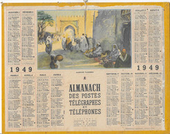 Almanach Des Postes Et Des Télégraphes  1949 Marché Tunisien - Grand Format : 1941-60