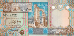 LIBYA 1/4 Dinar 2019 UNC - Libya