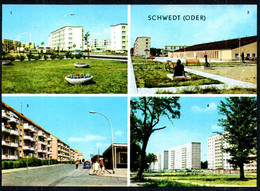 F7590 - TOP Schwedt Sporthalle - Verlag VEB Bild Und Heimat Reichebach - Schwedt