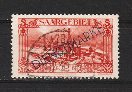 Saar MiNr. D 21 XVII (sab03) - Dienstmarken