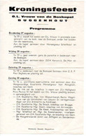 Buggenhout Historie Boskapel Olv 10 Kaarten  1986  + Programma  Kroningsfeest Olv  1964 Origineel - Buggenhout