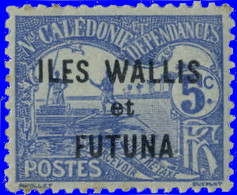 Wallis & Futuna Taxe 1920. ~ TY 1* - Taxe De Nvlle Calédonie Surchargé - Segnatasse