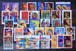 Australie Australia - Small Batch Of Stamps On Thema "nativity" With Differents Perforations Used - Verzamelingen