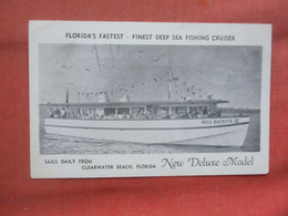 Florida's Fastest  Deep Sea Fishing Boat. Miss Buckeye III  Sails Daily Clearwater  Beach Florida     Ref 5629 - Clearwater
