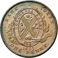 Kanada: Montreal, Bank Token 1 Penny 1842 (2 Sous). Province Of Canada - Bank Of - Canada