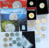 Kanada: Oh Canada: Sammlung Besonderer Münzen Aus Kanada, Dabei 2$ Als 3/4 OZ, 3 - Canada