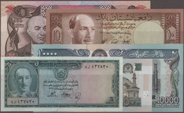 Afghanistan: Da Afghanistan Bank, Huge Lot With 27 Banknotes 1948-2002, Comprisi - Afghanistan