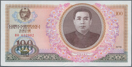 North Korea: 5 Bundles 100 Won 1978, P.22 In UNC Condition. (500 Banknotes) - Corea Del Nord