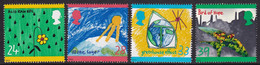 MiNr. 1414 - 1417  Großbritannien1992, 15. Sept. Umweltschutz. Kinderzeichnungen - Postfrisch/**/MNH - Unused Stamps