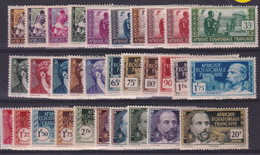 A.E.F. N°33/62 - Neufs * Avec Charnière - TB - Unused Stamps