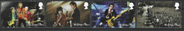 GROSSBRITANNIEN GRANDE BRETAGNE GB 2022 MUSIC GIANTS ROLLING STONES SET 4V USED SG 4614-17 MI 4895-98 YT 5295-98 - Used Stamps