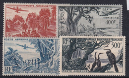 A.E.F. Poste Aérienne N°50/53 - Neufs * Avec Charnière - TB - Unused Stamps