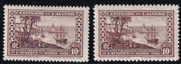 Algérie N°100/100a - Neufs * Avec Charnière - TB - Unused Stamps