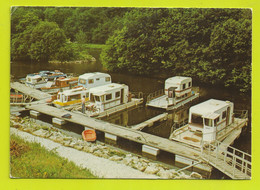 29 CHATEAUNEUF DU FAOU N°1609 Port Canal De Nantes à Brest Caravanes Sur Bateaux VOIR DOS Et Flamme En 1987 - Châteauneuf-du-Faou