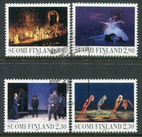 FINLAND 1993 Opening Of Opera House Singles Ex Block  Used.  Michel  1229-32 - Gebruikt