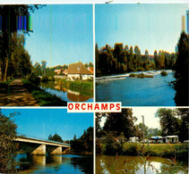 Orchamps * Souvenir Du Village * Cpa 4 Vues * Camping Caravaning - Andere & Zonder Classificatie