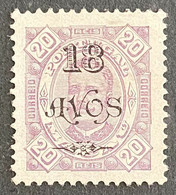 MAC5119MNH - D. Carlos I - 18 Avos Surcharged Over 20 Reis MNH Stamp - Macau - 1902 - Unused Stamps