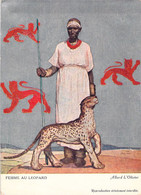 CPA Exposition Coloniale PARIS 1931 (visite Congo Belge) Femme Au Léopard La Loterie Coloniale Distribue Des Millions - Ausstellungen