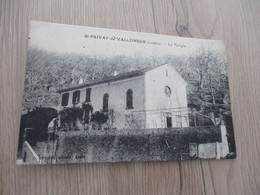 CPA 48 Lozère Saint Privat De Vallongue Le Temple - Autres & Non Classés