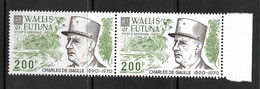 Wallis Et Futuna P.A N°106** Charles De Gaulle Une Paire . Cote 21.40€ - Collezioni & Lotti