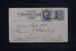 ETATS UNIS - Entier Postal + Complément Pour La France - L 121919 - ...-1900