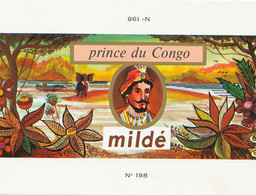 SA 39  A / ETIQUETTE  SAVON  PARFUM    SAVON    PRINCE DU CONGO  MILDE - Etiquettes