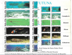 Wallis Et Futuna 267/272** Un Feuillet Faune Et Flore Pélagique . Cote 72€ - Collezioni & Lotti