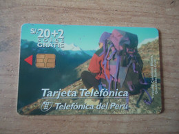 PERU USED CARDS SPORT  CLIMBING - Pérou