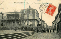 Lafrançaise * La Promenade Et Rue Du Faubourg * Villageois - Lafrancaise