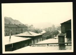 Orig. Foto 50er Jahre Strecke Der Eisenbahn, Bahn, Bahnhof Gleise Wasserturm In Iserlohn Letmathe NRW - Iserlohn