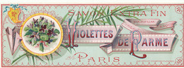 SA 58 A ETIQUETTE  SAVON  PARUM  SAVON EXTRA  FIN   VIOLETTSES DE PARME   PARIS - Etiquettes