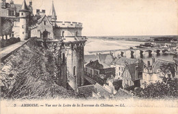 CPA Amboise - Vue Sur La Loire De La Terrasse Du Chateau - Yvert N°143 Sur Carte Postale - Amboise