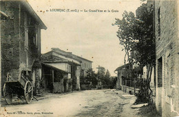 Loubéjac * La Grand Rue Et La Croix - Other & Unclassified