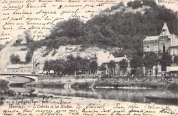 CPA Esneux - L'ourthe Et Les Roches - Oblitéré En 1904 à Looz - Esneux