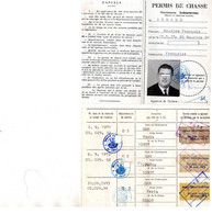 Permis De Chasse - Timbres Fiscaux -1972 - Revenue Stamps