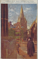 Oxford.   -   Chrch Of St. Mary.   -   TAX   -   1904    Woodstock    Naar   Paris - Oxford