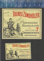 TOURIST ZÜNDHÖLZER ( Matchbox Labels Switzerland ) - Matchbox Labels