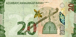 AZERBAIJAN P. W41 20 M 2022 UNC - Azerbaïjan
