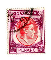 10612 Penang 1949 Scott # 18 Used OFFERS WELCOME! - Penang