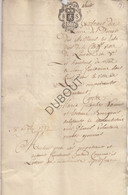 Thorembisoul/Glimes/Incourt - Notarisakte - 1777 -   (V1170) - Manuskripte