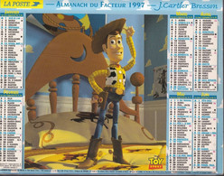 Calendrier De La Poste, Almanach Du Facteur: 1997, Moselle: Disney: TOY Story,  Ed. J. Cartier-Bresson - Big : 1991-00