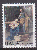 Y0928 - ITALIA Ss N°1851 - ITALIE Yv N°1798 ** NOEL - 1981-90: Ungebraucht
