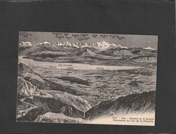 113639        Francia,    Gex,   Geneve   Et  La  Savoie,  Panorama  Du  Col  De La  Faucille,  NV(scritta) - Gex