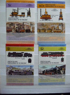 (GR) Set MNH Union Island -Grenadines Of ST.Vincent - Leaders Of The World - Trains - St.Vincent (1979-...)