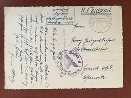 III. Reich, SS - Feldpost " BITSCH - TRUPPENÜBUNGSPLATZ Nach ENNS ( Ostmark ) Auf AK Kind Am Topf, 1943 - Lettres & Documents