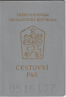 CZECOSLOVAKIA Passport 1983 Passeport TCHECOSLOVAQUIE - Reisepaß - Historical Documents